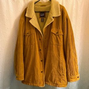 Vintage Gap Men’s 3XL corduroy fleece lined jacket